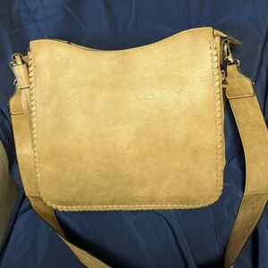 Concealed Carry Crossbody Jen & Co. Nina  - Whipstitch & Tassel Detail